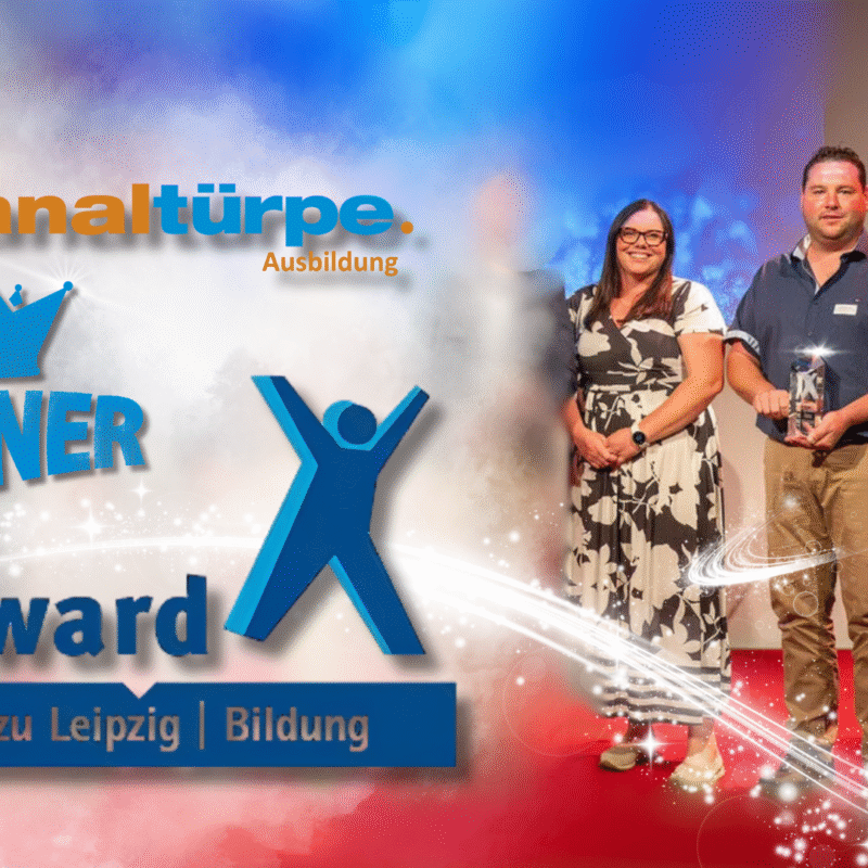 Kanal-Türpe: 1. Platz Edward Bildungspreis 2025 IHK-Leipzig